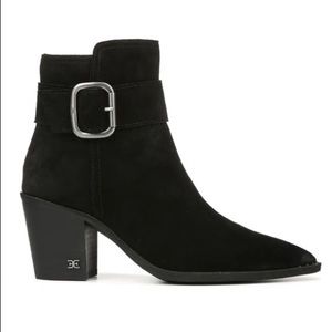 Sam Edelman Leonia Pointed Toe Black Bootie